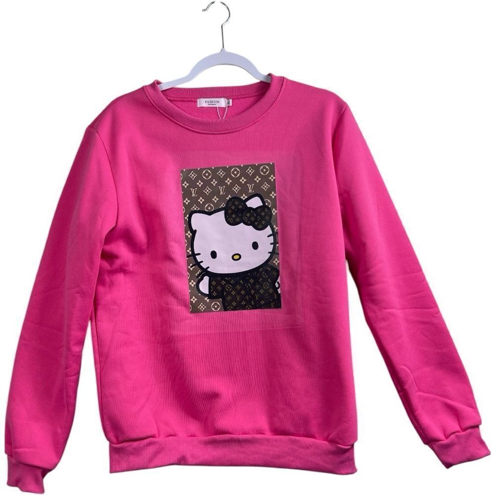 Hello Kitty Pink Long Sleeve Pullover